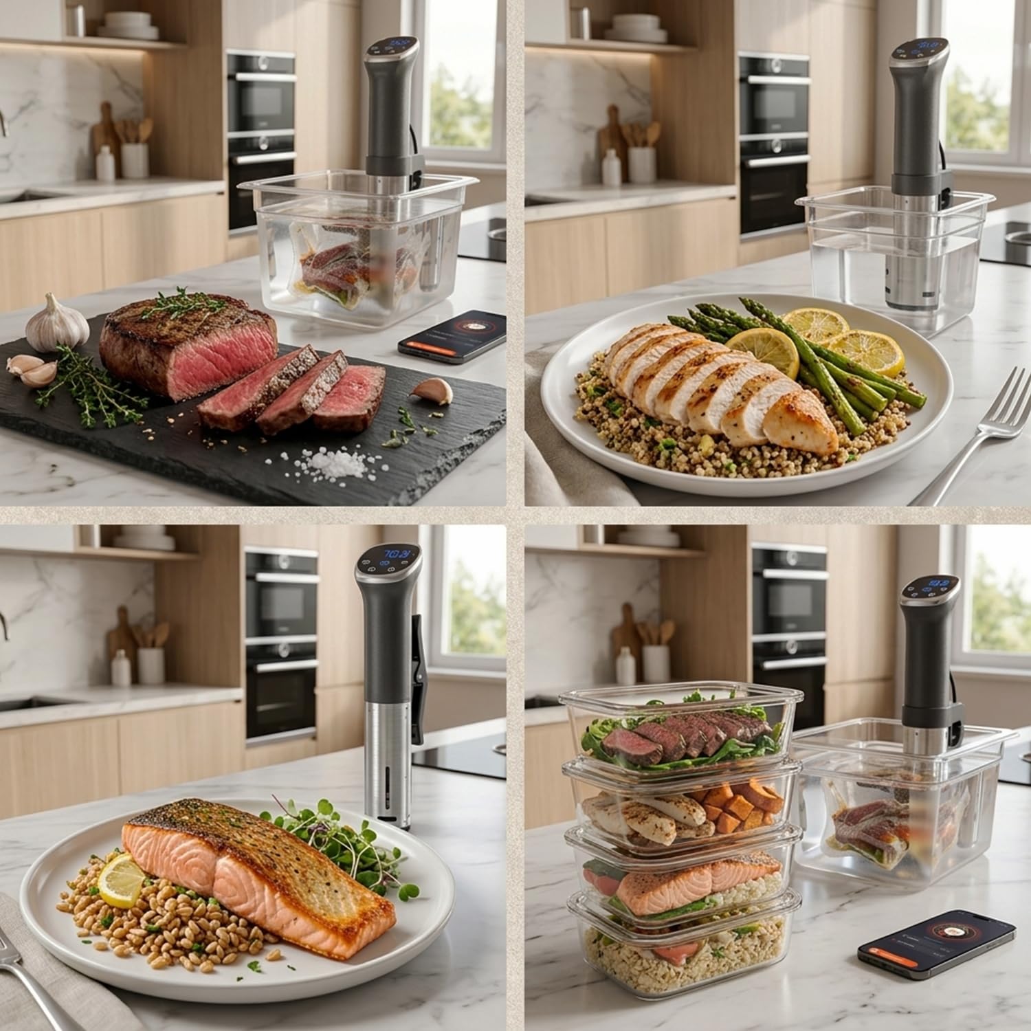 Upesitom WiFi Sous Vide Machine - Precise Cooking -5 Upesitom WiFi Sous Vide Machine - Precise Cooking -5