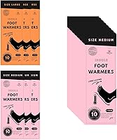 Vista 8 de Insole Foot Warmers Disposable Adhesive 6/30/100 Pairs of All-Natural, Eco-Friendly, Long-Lasting, Heated Foot Insoles, Safe Heated Pads for Shoes