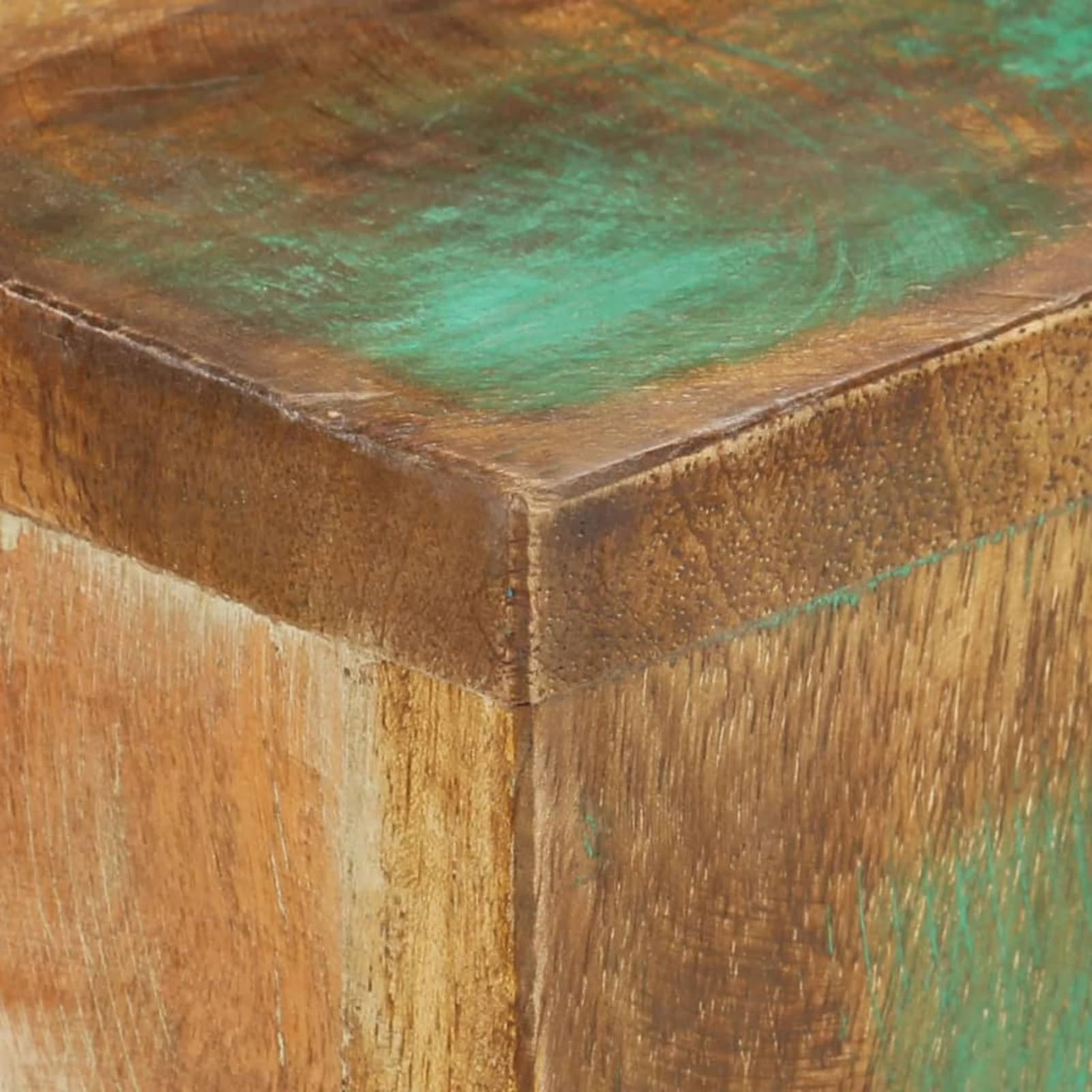 Homgoday Mesa Consola de Madera Maciza reciclada 120x30x75 cm Mesas auxiliares de salón,Mesa Consola Recibidor Mueble de Entrada Estrecha Clásica