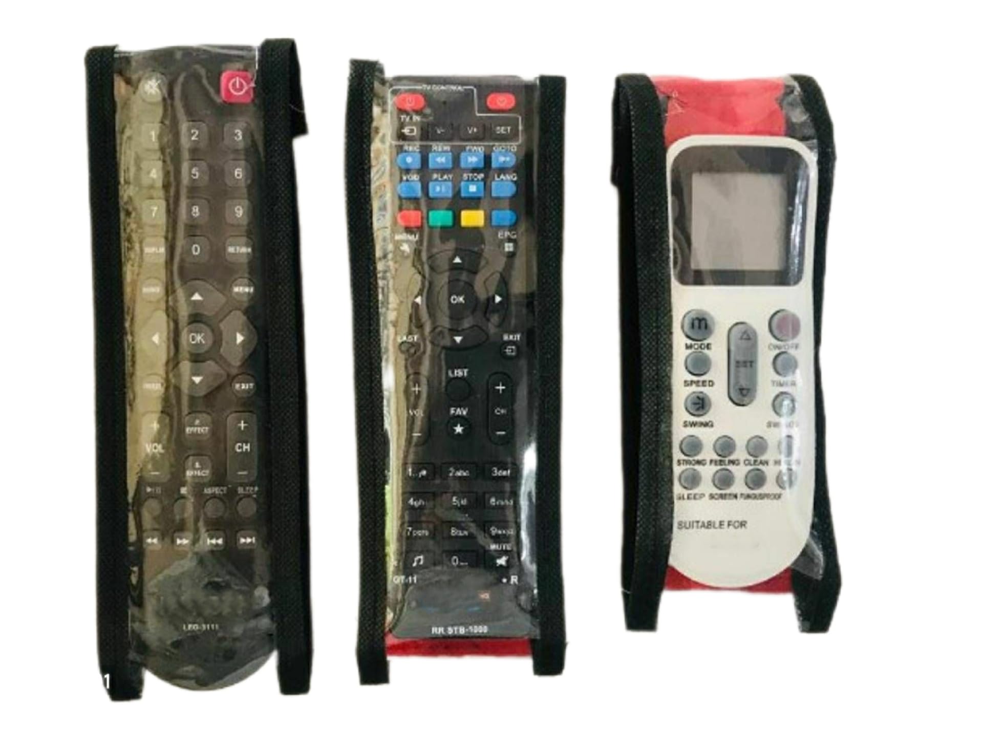 Ethex Universal Remote Cover for Setup Box,Led TV, Ac Remote. Remote Covers Prevent Your remotes from dust| fits on All remotes Available in Common Indian households Multicolor Set of 3 (B0D1BWSJR9) Amazon Price History, Amazon Price Tracker