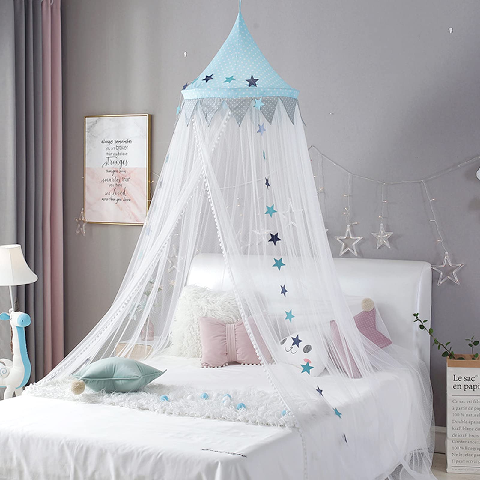 Amazon.co.jp: xinxin-homeベッド天蓋 蚊帳 キッズテント お姫様系  