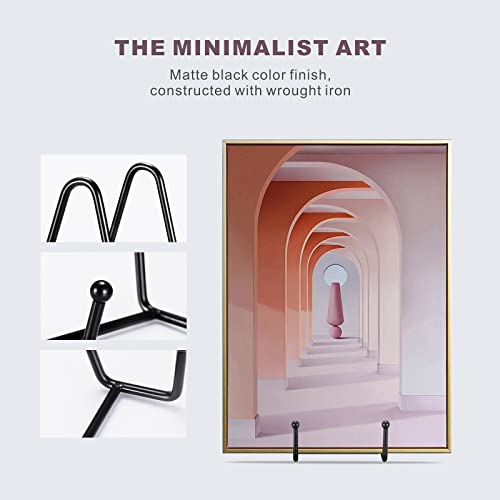 Plate Stands For Display - 3Pcs Decorative Stand Plate Holder Easel Metal Frame Stand For Home Decoration Fine China Plates Arts & Crafts Showcase (6 Inch Black) #TOP1