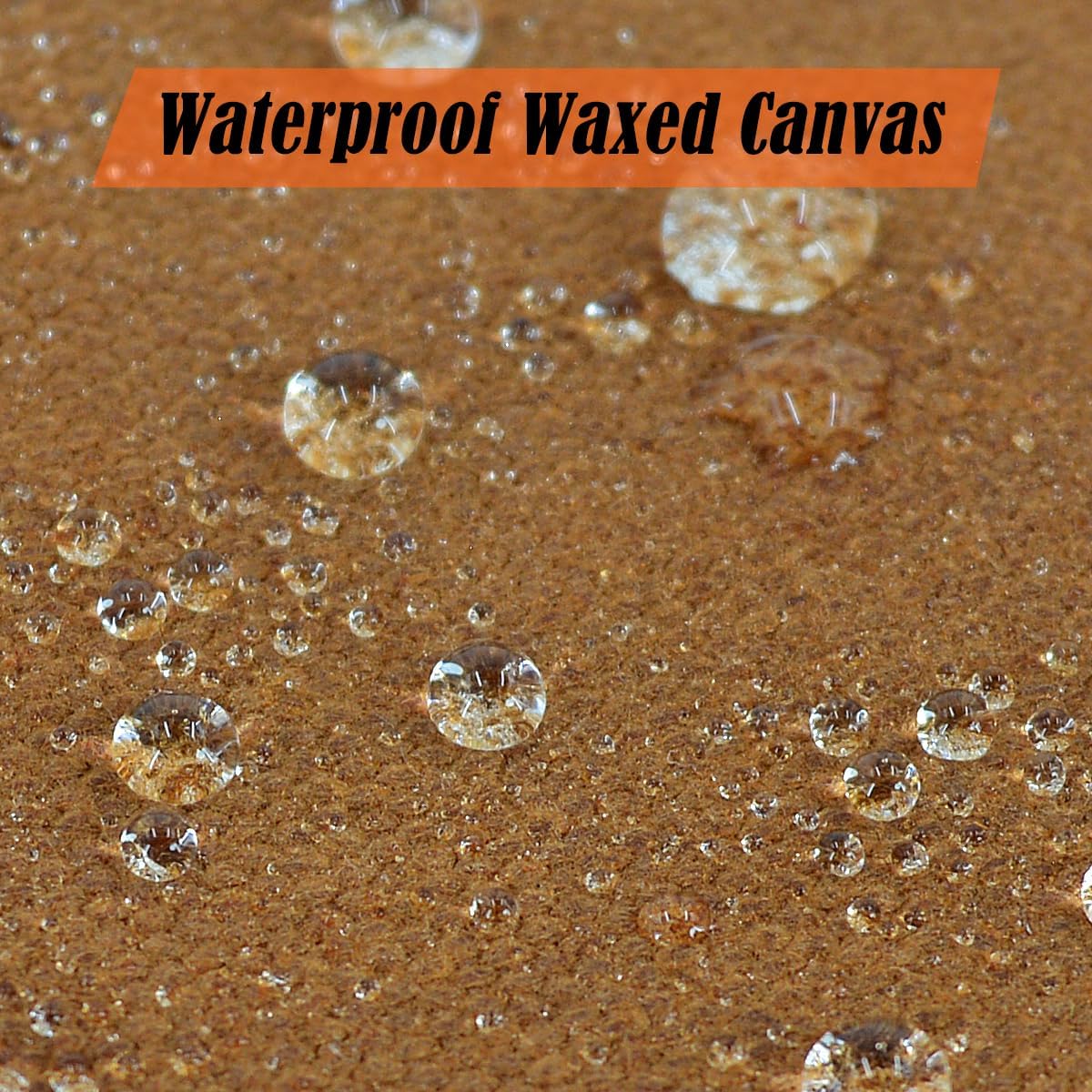 WELKINLAND 16-Pockets Waxed-Canvas Tool Apron, Heavy-Duty Woodwork Aprons, Fully-Adjustable Carpenter Apron, 34" x 27" Blacksmith Woodworking Apron - Image 9