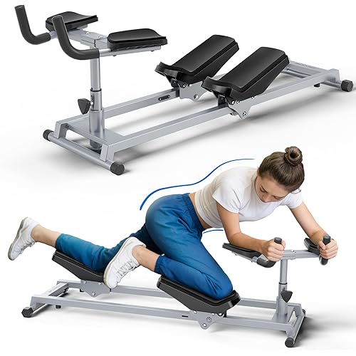 seanleecore Primal Crawl & Spine Twist and Stretch Trainer – Full Body Low-Impact Cardio Machine with Adjustable Hand Grips, Knee Support & Steel Frame | Home Gym Equipment