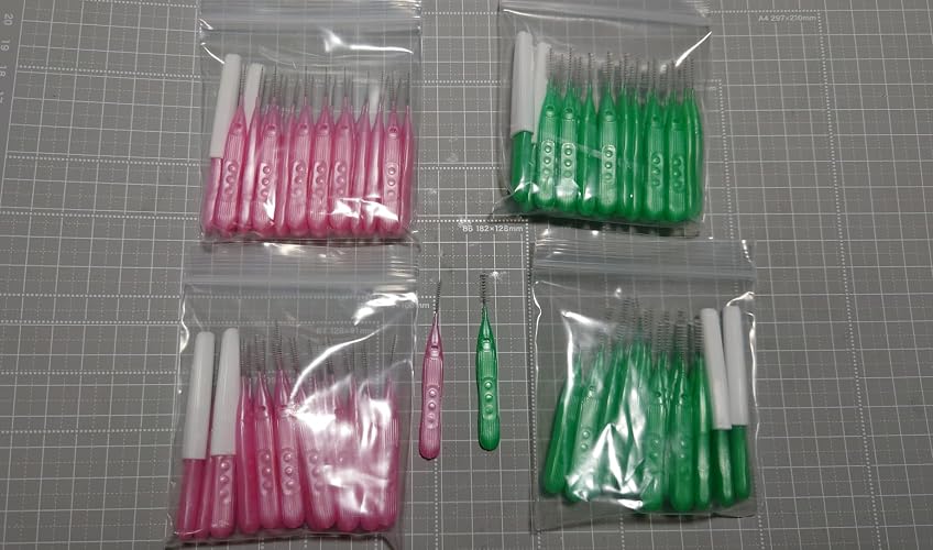 Amazon.co.jp: by Amazon I字型歯間ブラシ SSSサイズ 最小通過径0.7mm