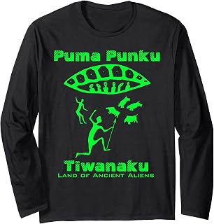 Teebaranic Puma Punku Bolivia Tiwanaku Ancient Aliens Long Sleeve T-Shirt