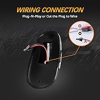 Vista 5 de 5 luces LED blancas de cabina ahumadas para techo de cabina para correr, compatible con camionetas Ram 1500 2500 3500 4500 5500 2003-2018