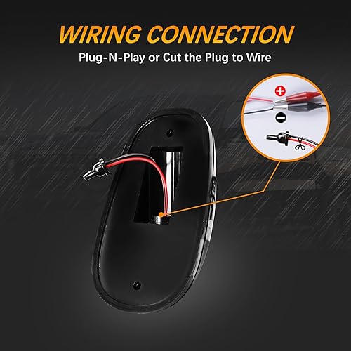 Miniatura 5 de 5 luces LED blancas de cabina ahumadas para techo de cabina para correr, compatible con camionetas Ram 1500 2500 3500 4500 5500 2003-2018