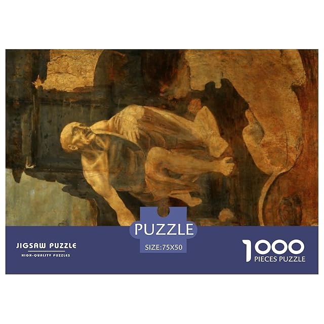 Foto 2 de 7 de Da Vinci Puzzles para Adultos, Saint Jerome Puzzle De Madera De 1000 Piezas Pinturas Mundialmente Famosas…