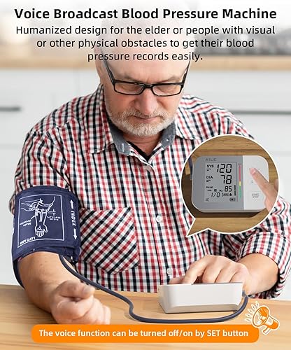 Miniatura 4 de Monitor de presión arterial para uso doméstico máquina de presión arterial AILE 111 - Brazalete de presión arterial (8.7-16.5 pulgadas) -