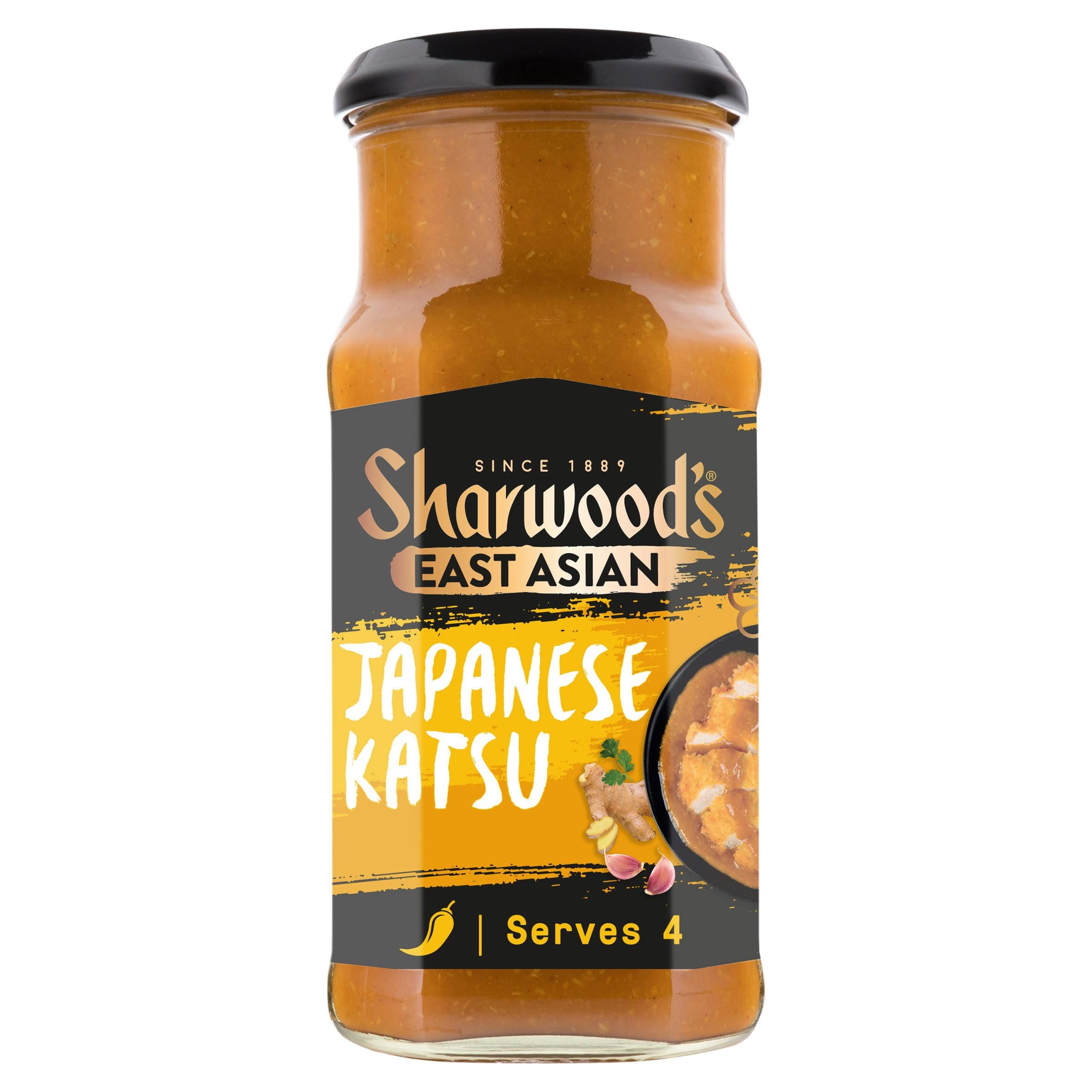 Sharwood's Japanese Katsu Sauce, Mild Curry Style, 415 g Jar (Pack of 1)