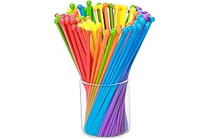 Colorful Plastic Cocktail Sticks for Fruit Kabobs