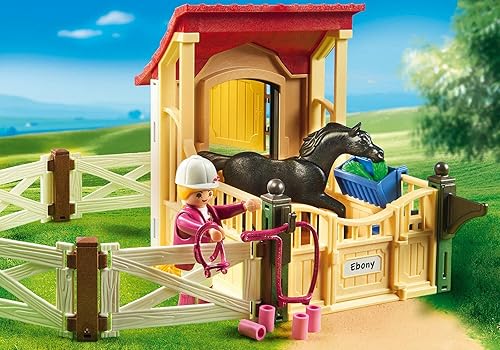 Miniatura 4 de PLAYMOBIL Establo de caballos con conjunto de construcción árabe