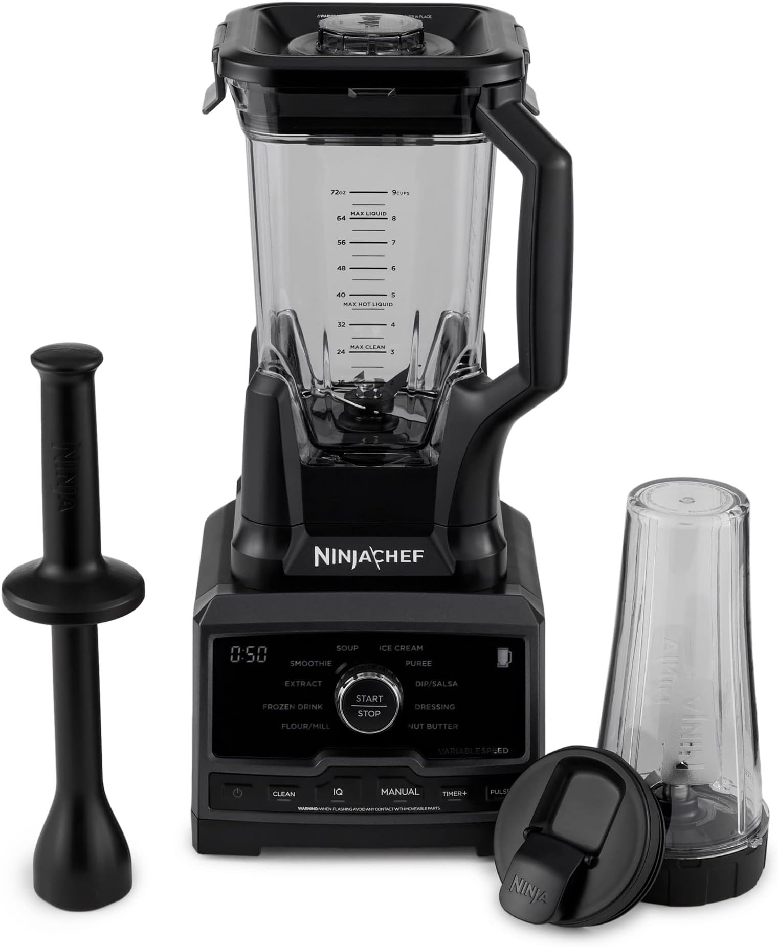 Ninja Chef Professional 1500 W High Speed Blender Food Processor Duo w/Cup CT810