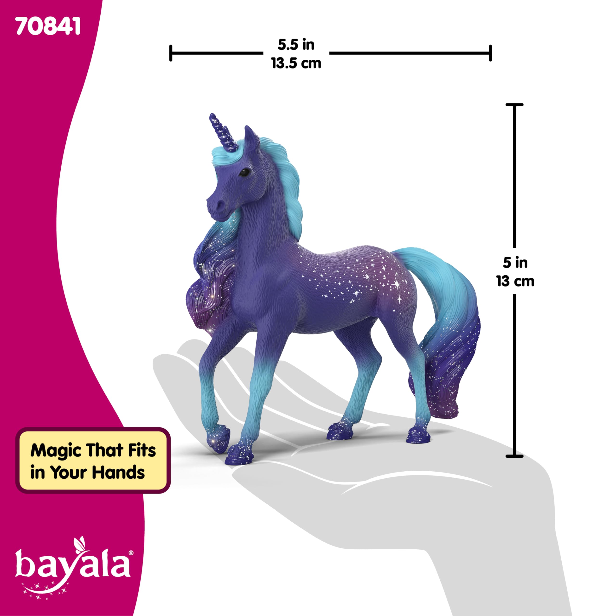Schleich BAYALA Galaxy Eenhoorn Hengst 70841 – Magisch Figuur Met Sprankelende Details – Stimuleert Creatief Spel – Ideaal Cadeau Voor Kinderen