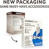 Vista 2 de Keurig El kit de mantenimiento de la cafetera de 3 meses incluye solución de descalcificación, cartuchos de filtro de agua y cápsulas de enjuague