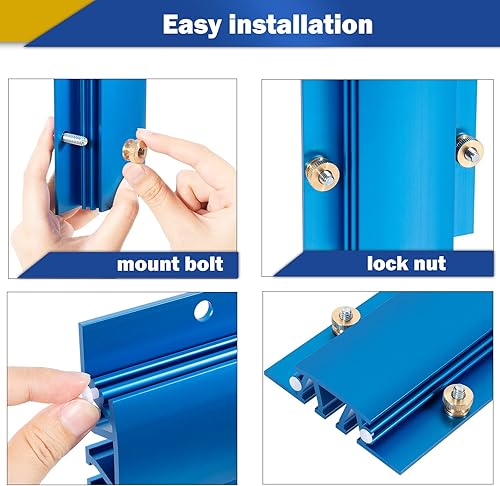 Miniatura 7 de KMS7214 Guía de recorte de 7 "(178 mm) Accesorios de valla de sierra de cinta atornillada, para sierra de cinta de 14 "ayuda fuerte de corte fino