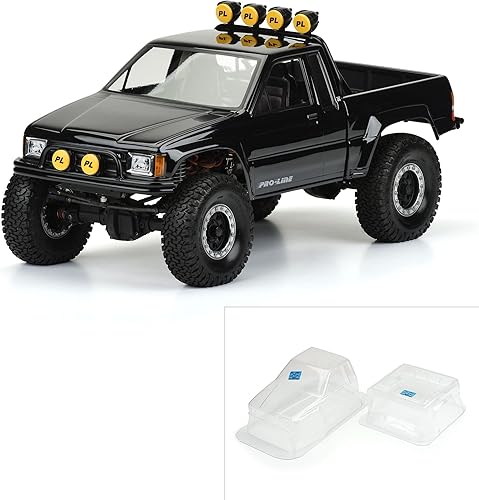 Pro-line Racing 85 Toyota HiLux SR5 Clr BodySCX10 Honcho 12.3 WB PRO346600 Carrocerías de cochecamión Alas y calcomanías