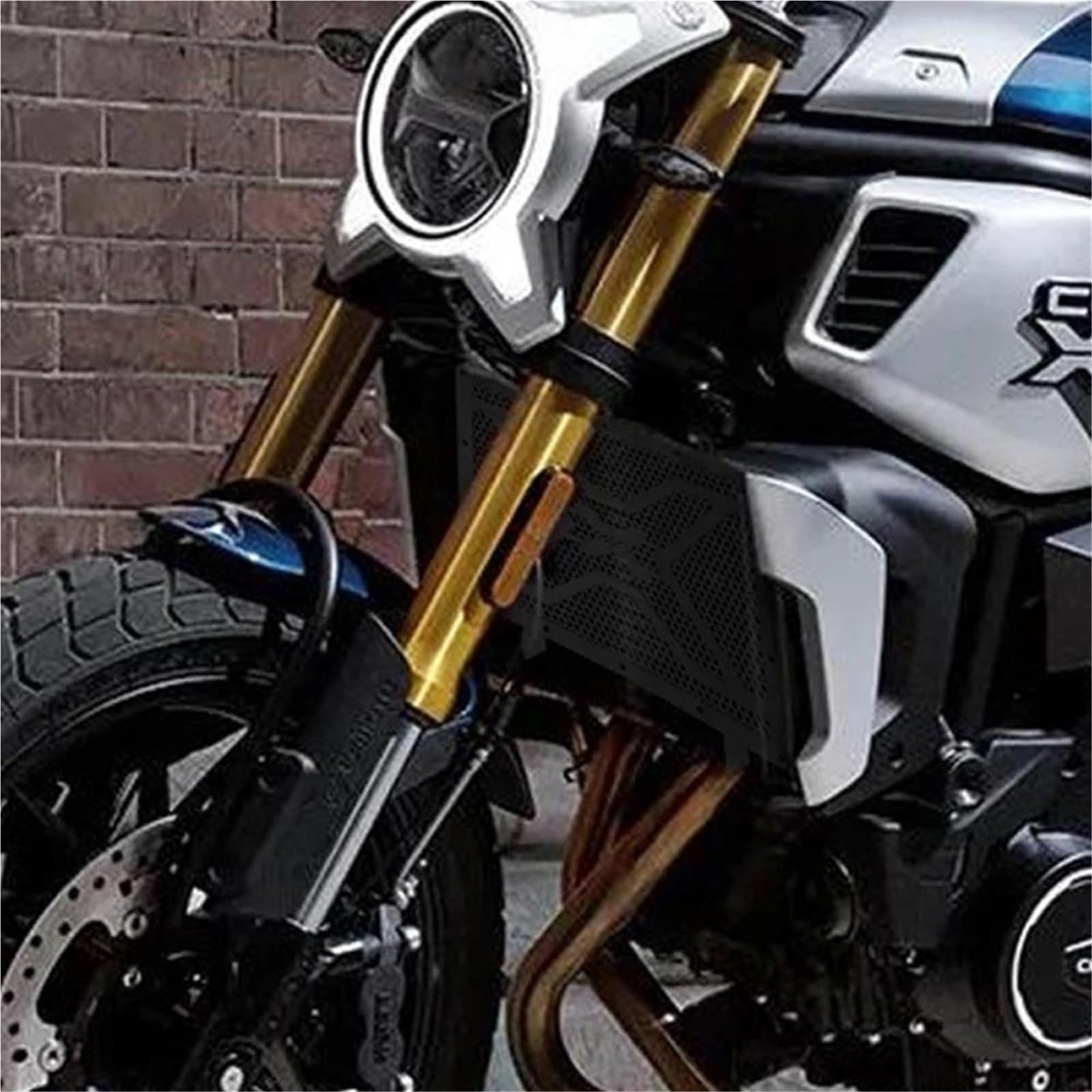 Ochrona chłodnicy motocyklowej Osłona Chłodnicy Motocykla CFMOTO 700 CLX 700 700CLX CLX700 SPORT ADVENTURE HERITAGE 2020-2025 Kratki motocyklowe(Black)