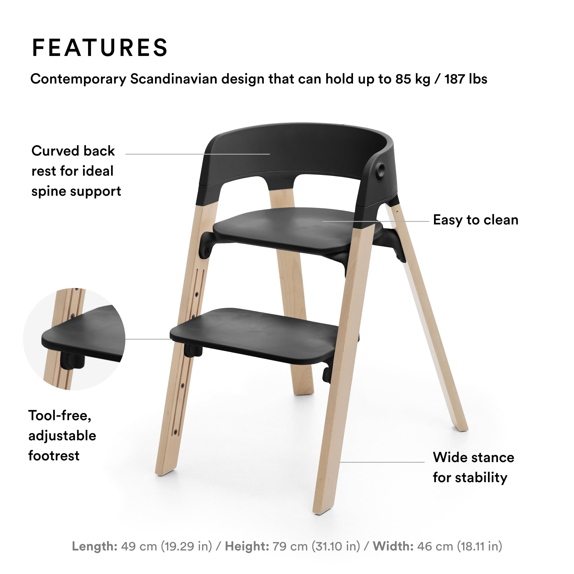 Amazon.co.jp: Stokke (ストッケ) ステップス ベビーチェア ハイチェア 