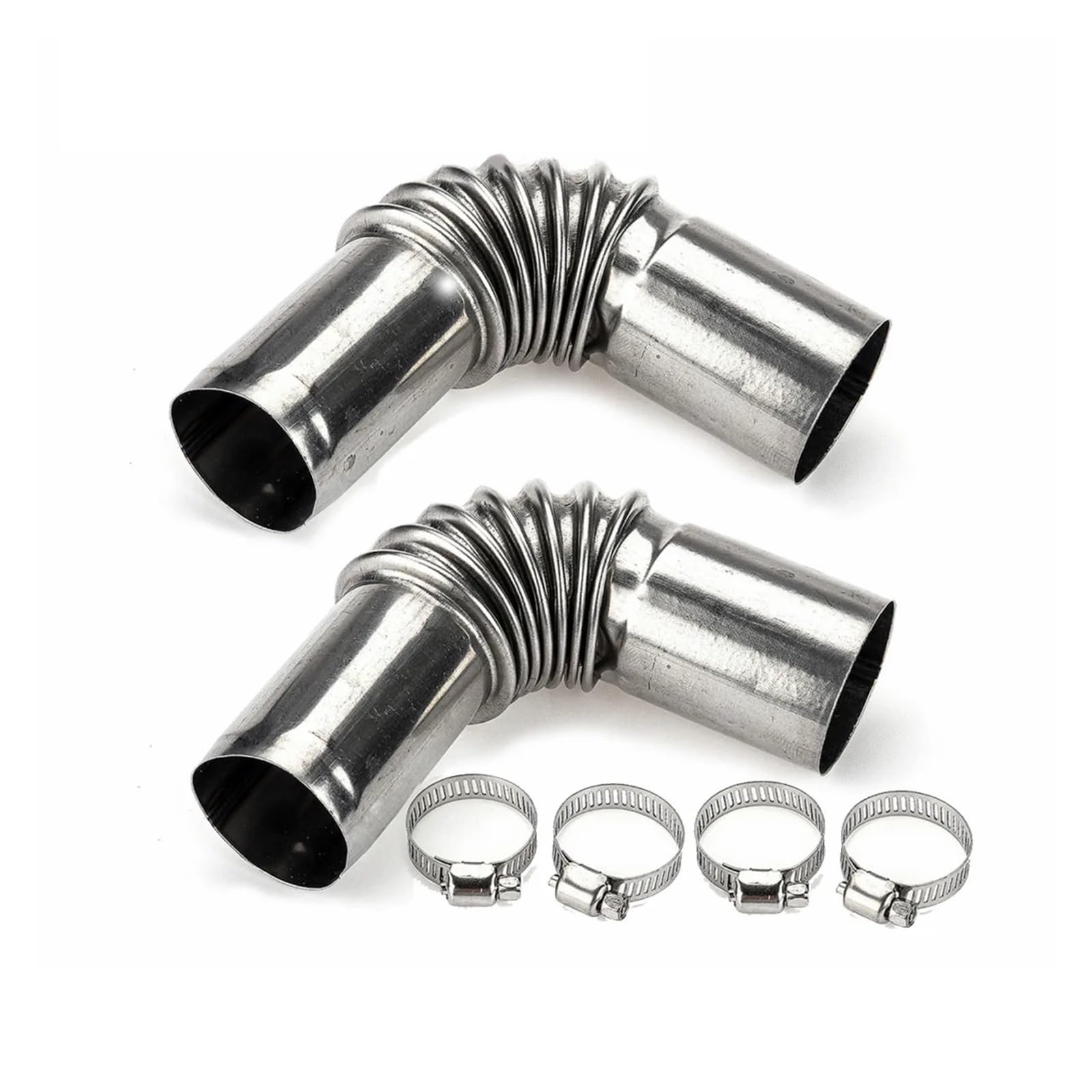 Endrohrblende 24mm Auto Heizung Auspuffrohr Rohr Ellenbogen Stecker LKW Van Boot Luft Diesel Standheizung Auspuff Blende(2St)