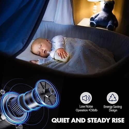 Miniatura 9 de AIMEZO Marco de escritorio eléctrico de pie ajustable en altura de un solo motor, marco de escritorio con dos etapas y acero resistente para oficina