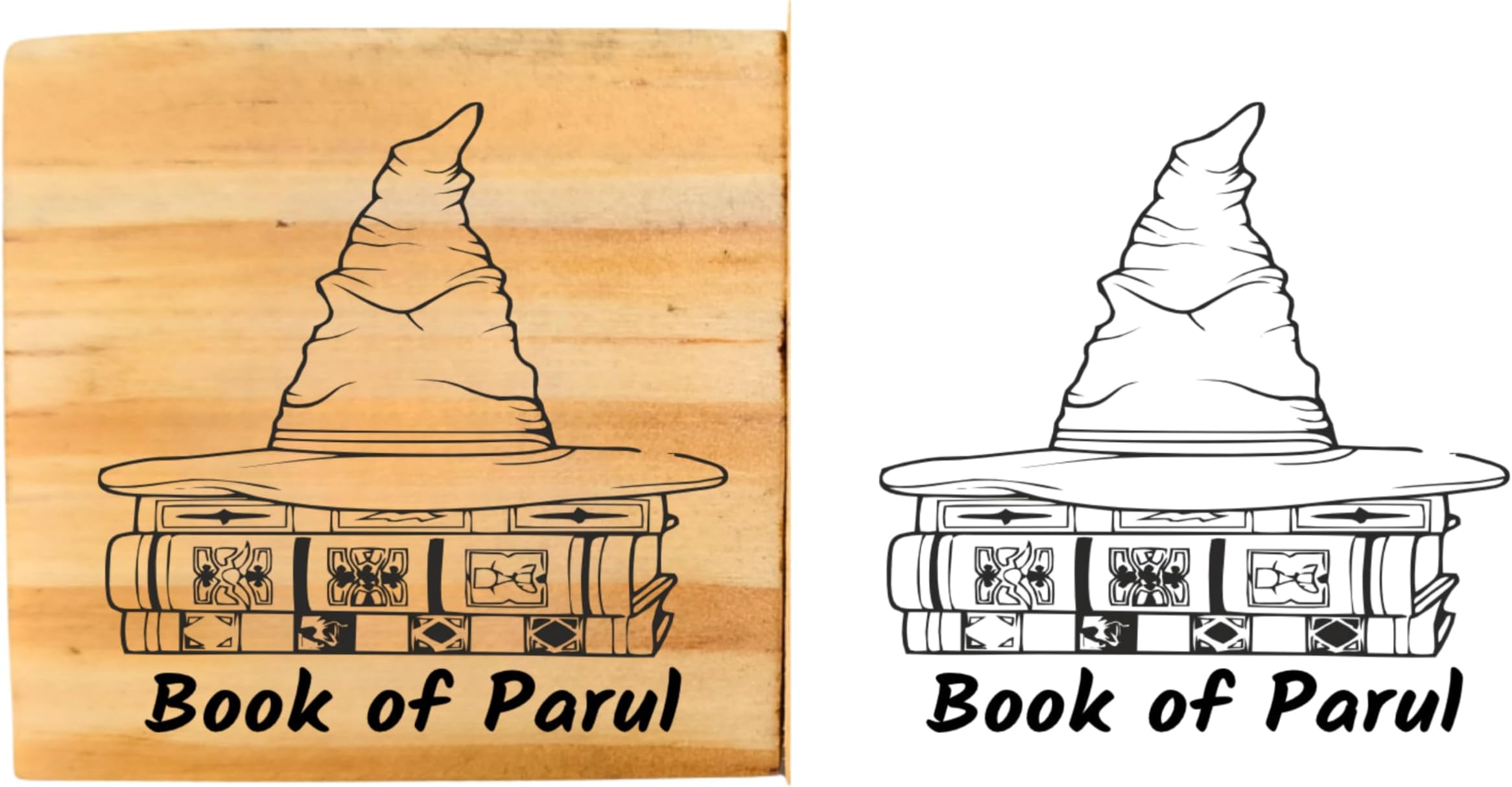 Kunya Personalised Book Stamp with Your Name(3.5 cm Dia), customised for Stamping Books for Readers, Great Gift for booklovers, Kids, Teachers