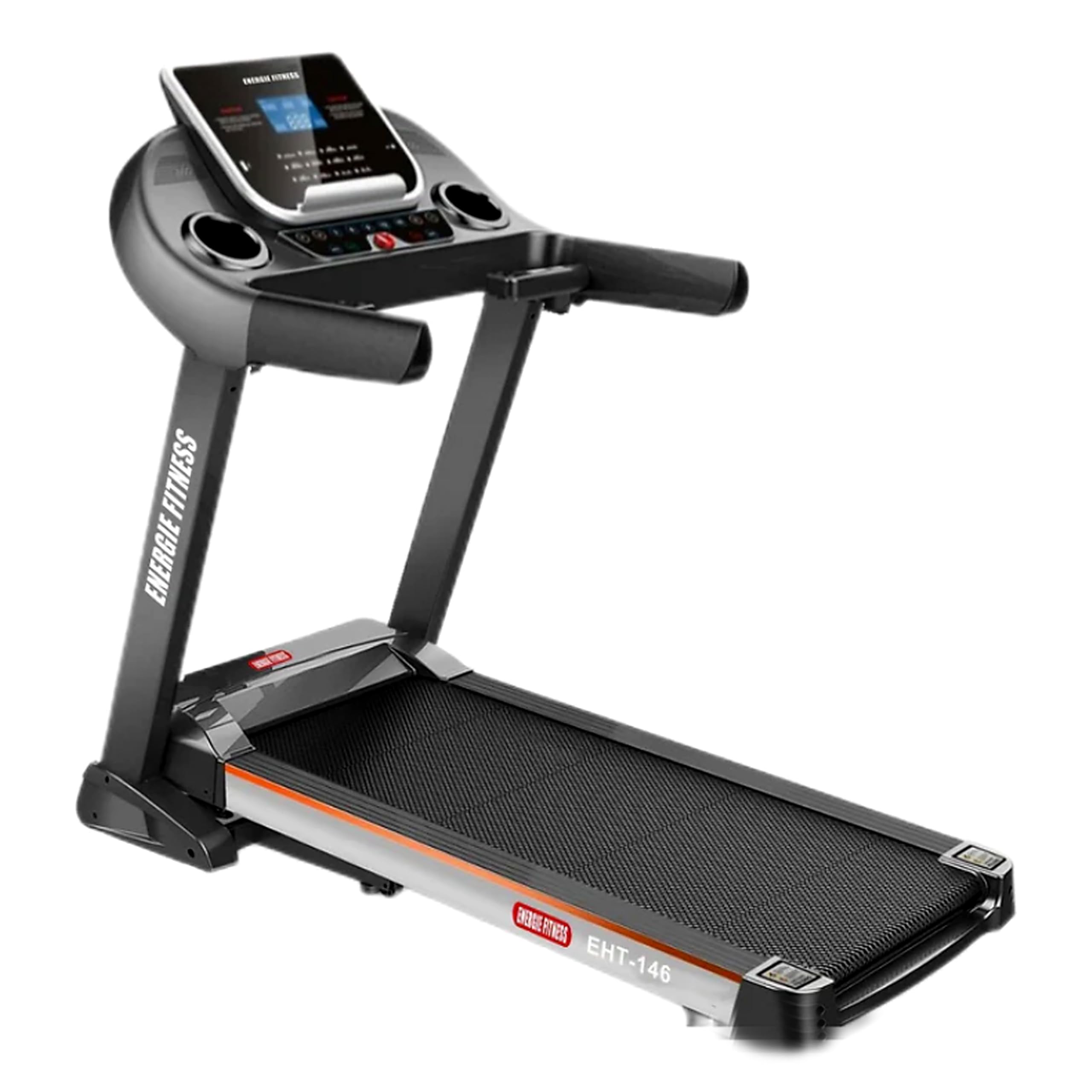 ENERGIE FITNESS Treadmill for Home Use, Foldable Design, 1.75HP/3.5HP Motor, 0.8-16 KM/H Speed, 12 Programs, 5" LCD Display, MP3 Speakers, 150Kg Max Weight, Black-image-29