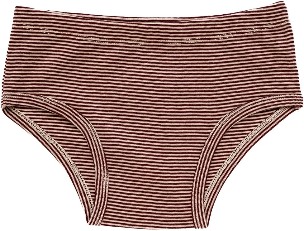 ORGANICKID Girls 100% Organic 100% Cotton Underwear GOTS Certified Kids Toddler Panties Briefs Pack of 3 - Image 2