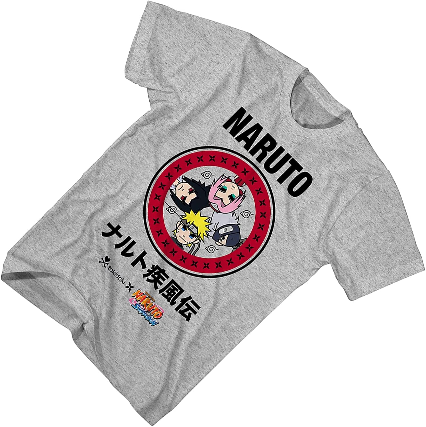 Naruto T-Shirt Uomo Ichiraku Ramen Shop, Colore Blu Navy, Taglia S, Abbigliamento Ufficiale