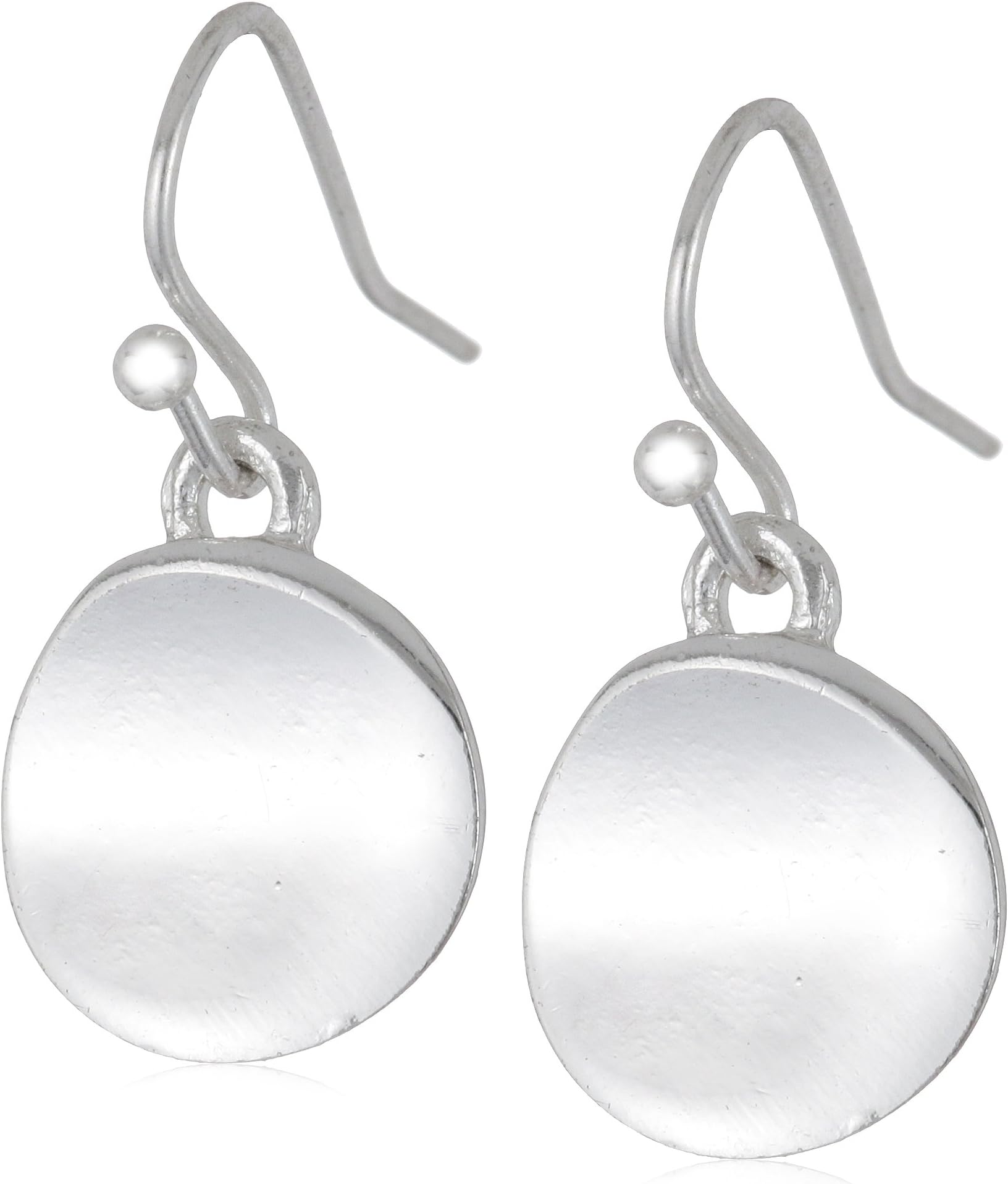 Kenneth Cole New York Shiny Earrings Small Circle Drop Earrings