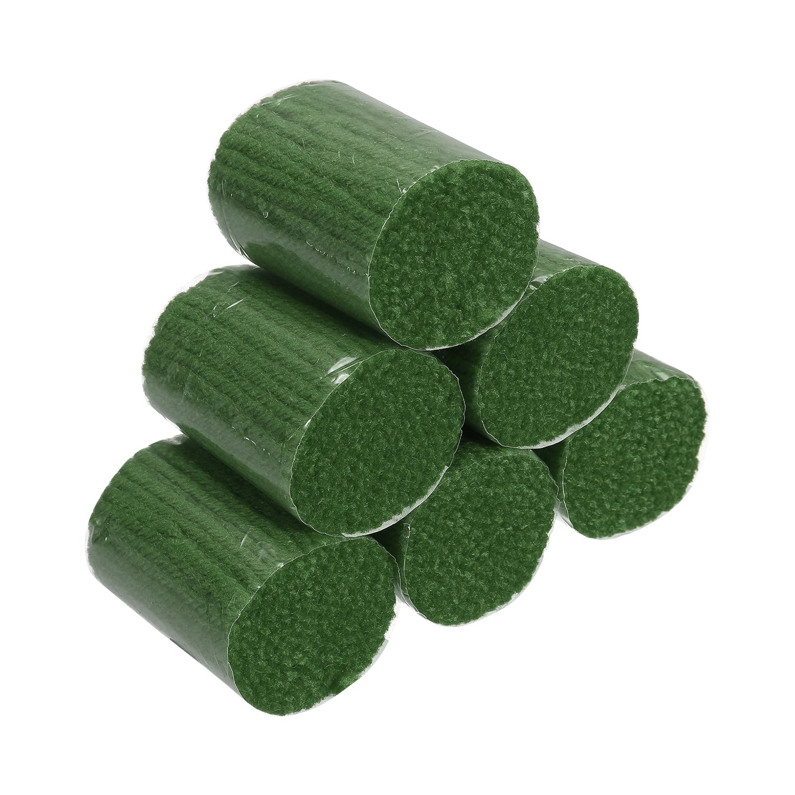 sourcing map 6 Rolls Latch Hook Yarn, 3mm Forest Green Latch Hook Kit Yarn Making Crochet Bundles for Rug Adults Beginners Tapestry DIY Craft