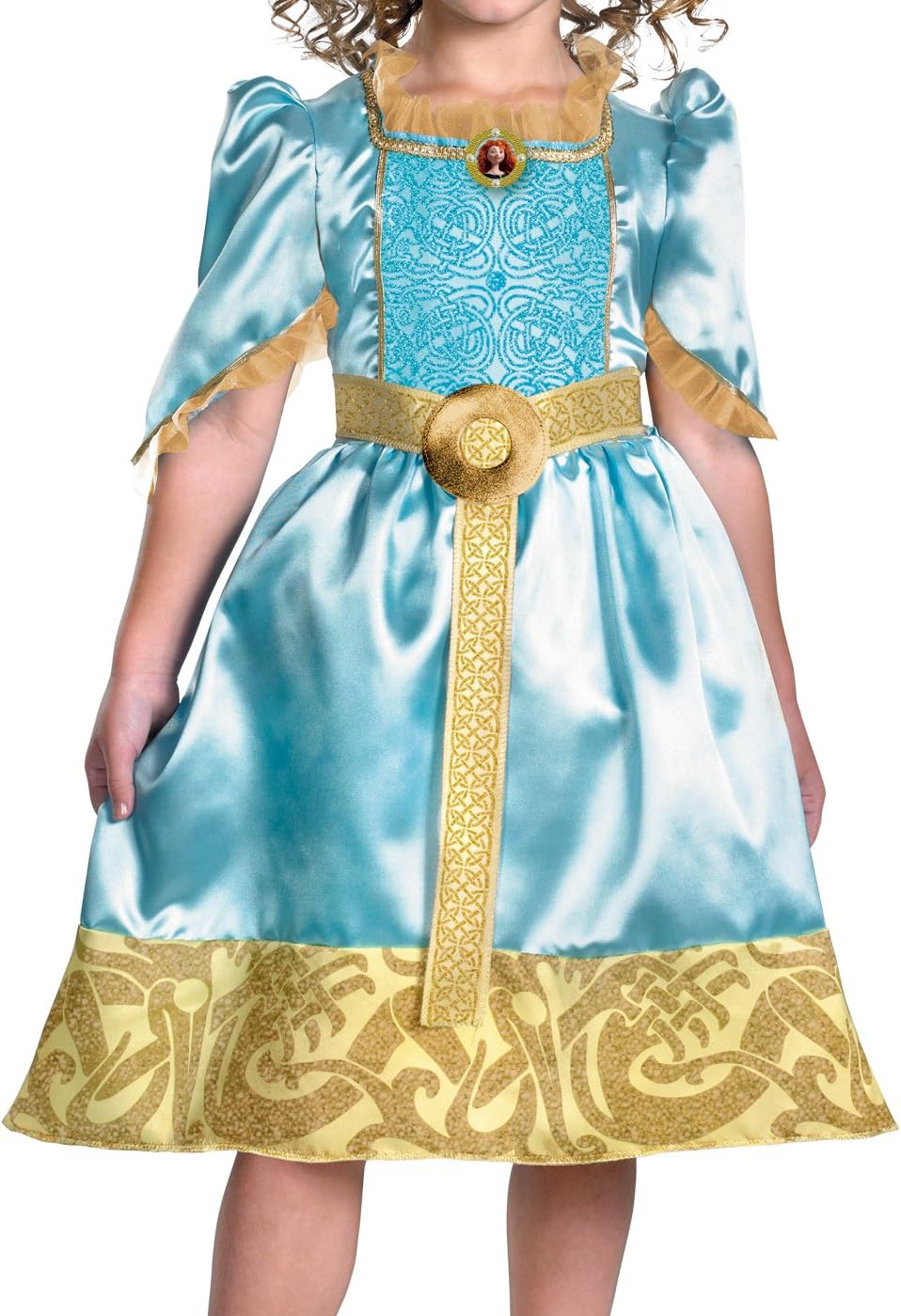 Disguise Costumes Brave Merida Classic Costume, Auqa/Gold, X-Small - Image 2