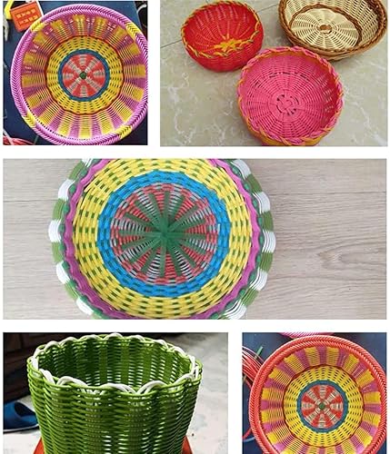 Miniatura 3 de Material de restauración de mimbre, kit de fijación de ratán redondo, cincha de vinilo de plástico antinivel para muebles de jardín y silla de