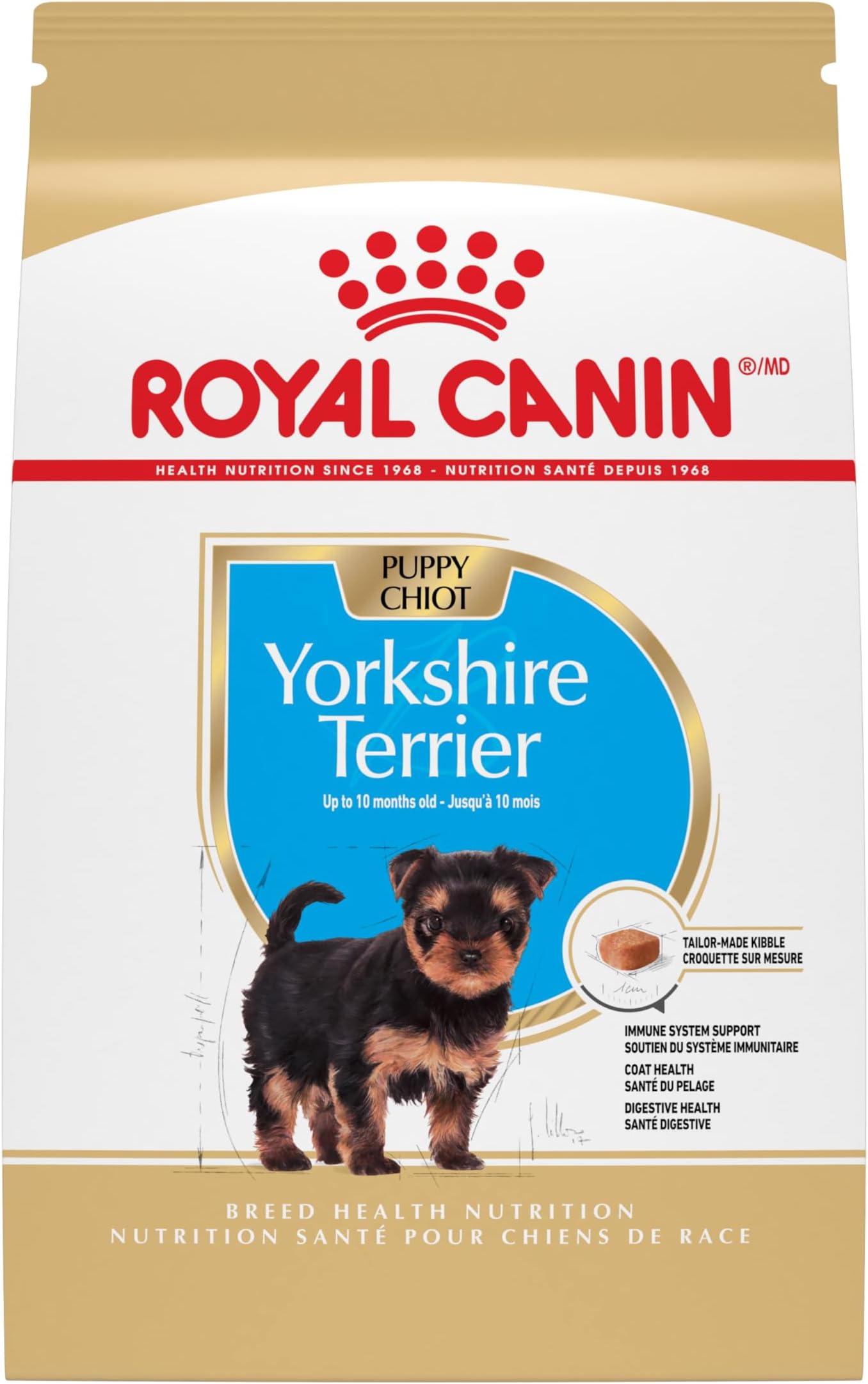 Breed Health Nutrition Yorkshire Terrier Puppy Dry Dog Food, 2.5 lb Bag