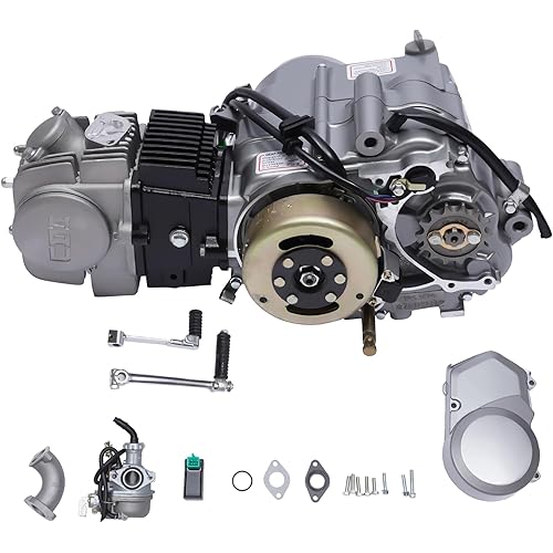 4 Stroke Engine, 125CC Manual Clutch Dirt Bike Engine Single Cylinder Motor Engine 4-speed For Honda CRF50 CRF70 XR50 CT70 CT90 CT110 Mini Trail