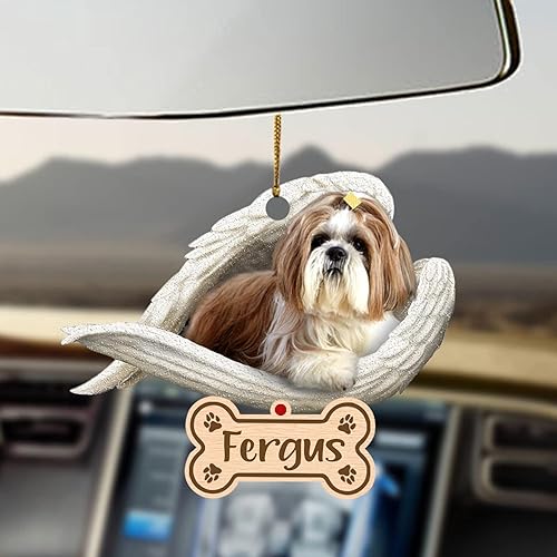 Miniatura 34 de Chihuahua Sleeping Angel - Adorno conmemorativo de acrílico 2D personalizado para perro, regalo para la pérdida de mascotas, regalo de simpatía