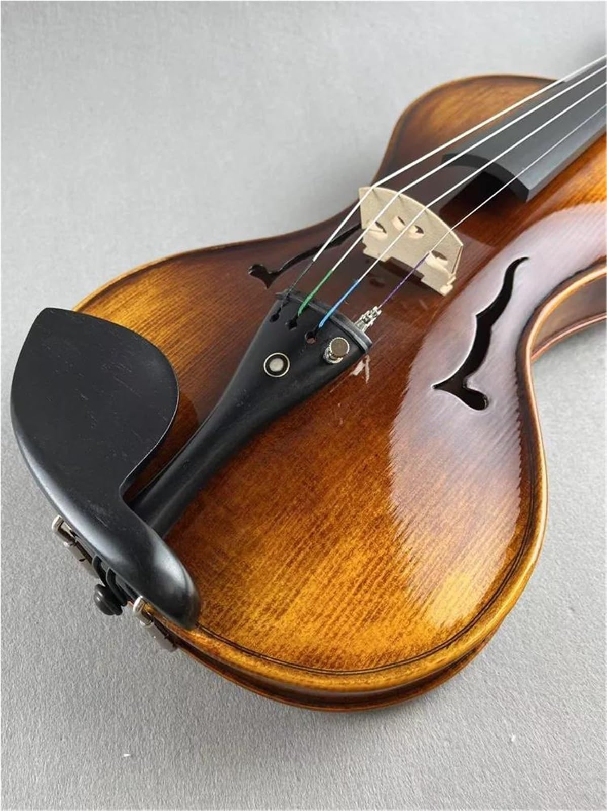 Violín Artesanal De Tamaño 4/4 (en Forma Calabaza) Violín Principiantes | Exquisita artesanía; incluye estuche