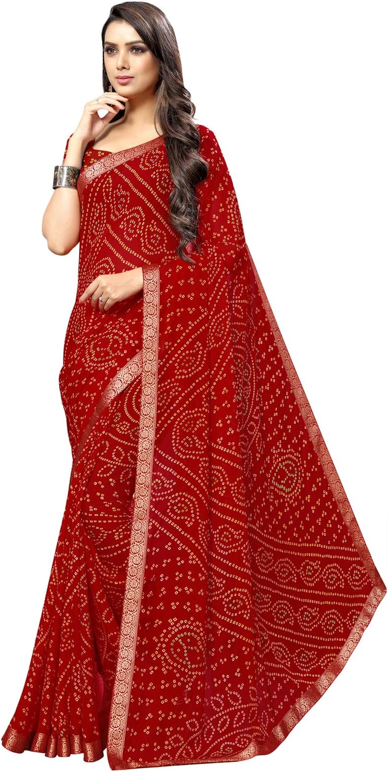 SIRILWomen's Chiffon Saree With blouse