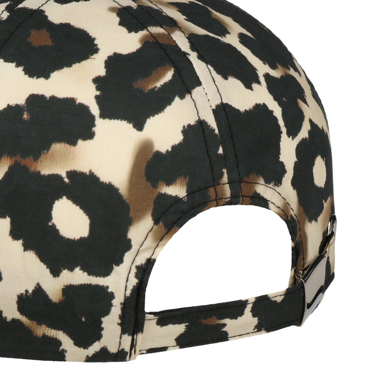 Seeberger Cotton Leo Cappellino da baseball da donna, in cotone, con fibbia in metallo, con visiera primavera-estate, autunno, inverno, primavera, estate, autunno, inverno