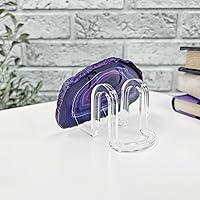 Vista 4 de Plymor Caballete de exhibición estilo cinta de acrílico transparente