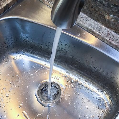 Miniatura 3 de Paquete de 2 tapones de eliminación de basura para eliminación de salpicaduras de 3-1/8 pulgadas, con cuello de 3-1/8 pulgadas, compatible con Waste