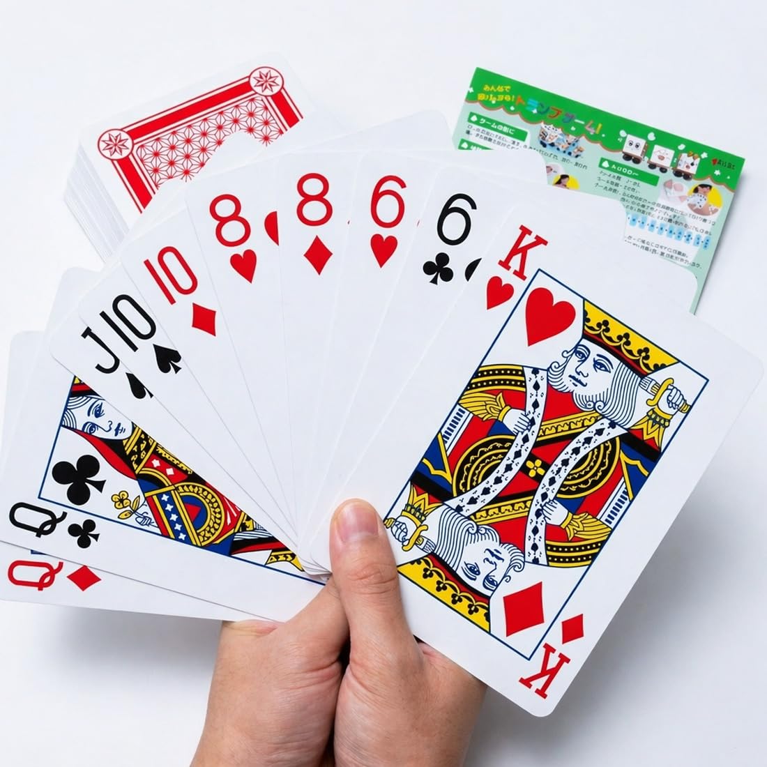 Amazon.co.jp: Playing cards, big, cute, oversized, recreational