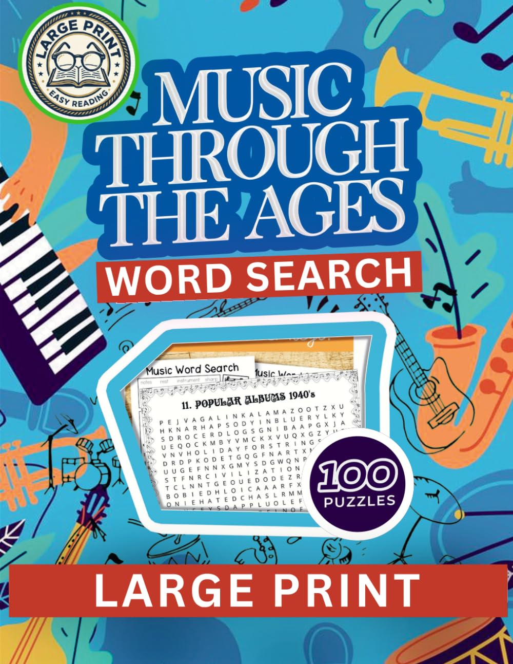 Music Through The Ages: History of Music Word Search Puzzles