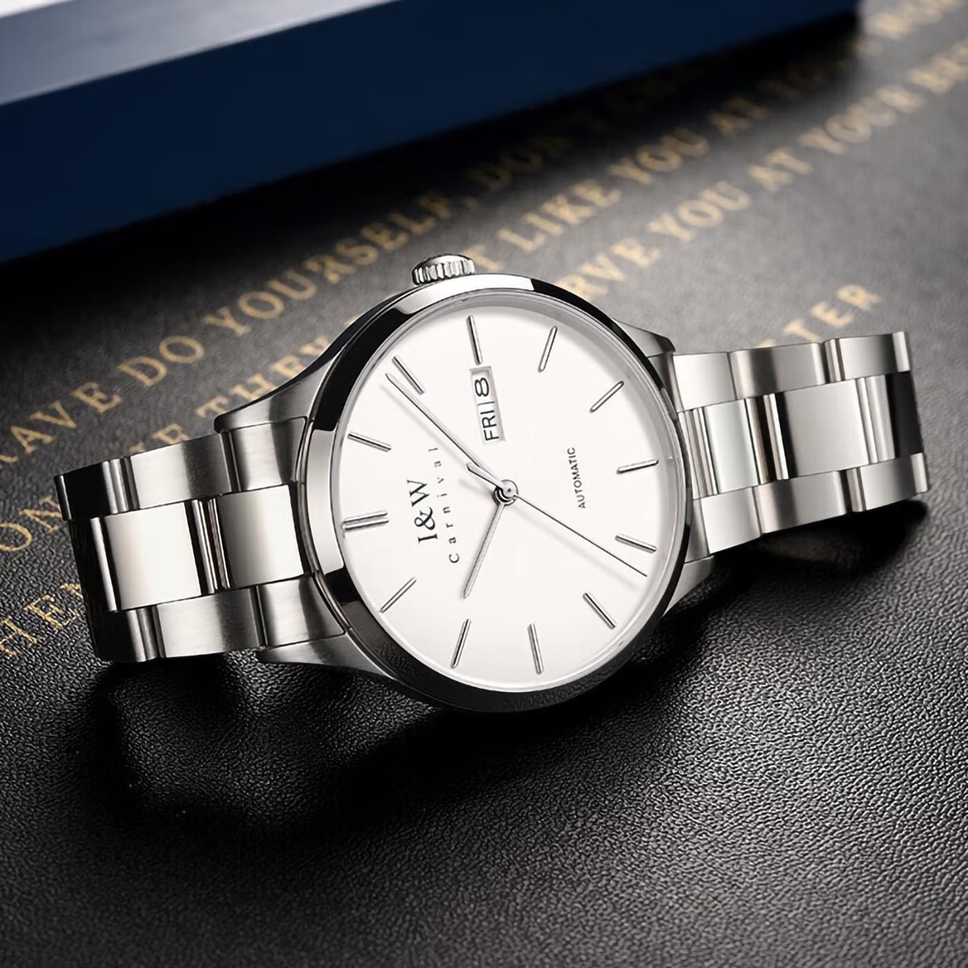 TEINTOP I&W Automatik Uhr Herren Mechanische Uhren Japanische Bewegung Armbanduhren