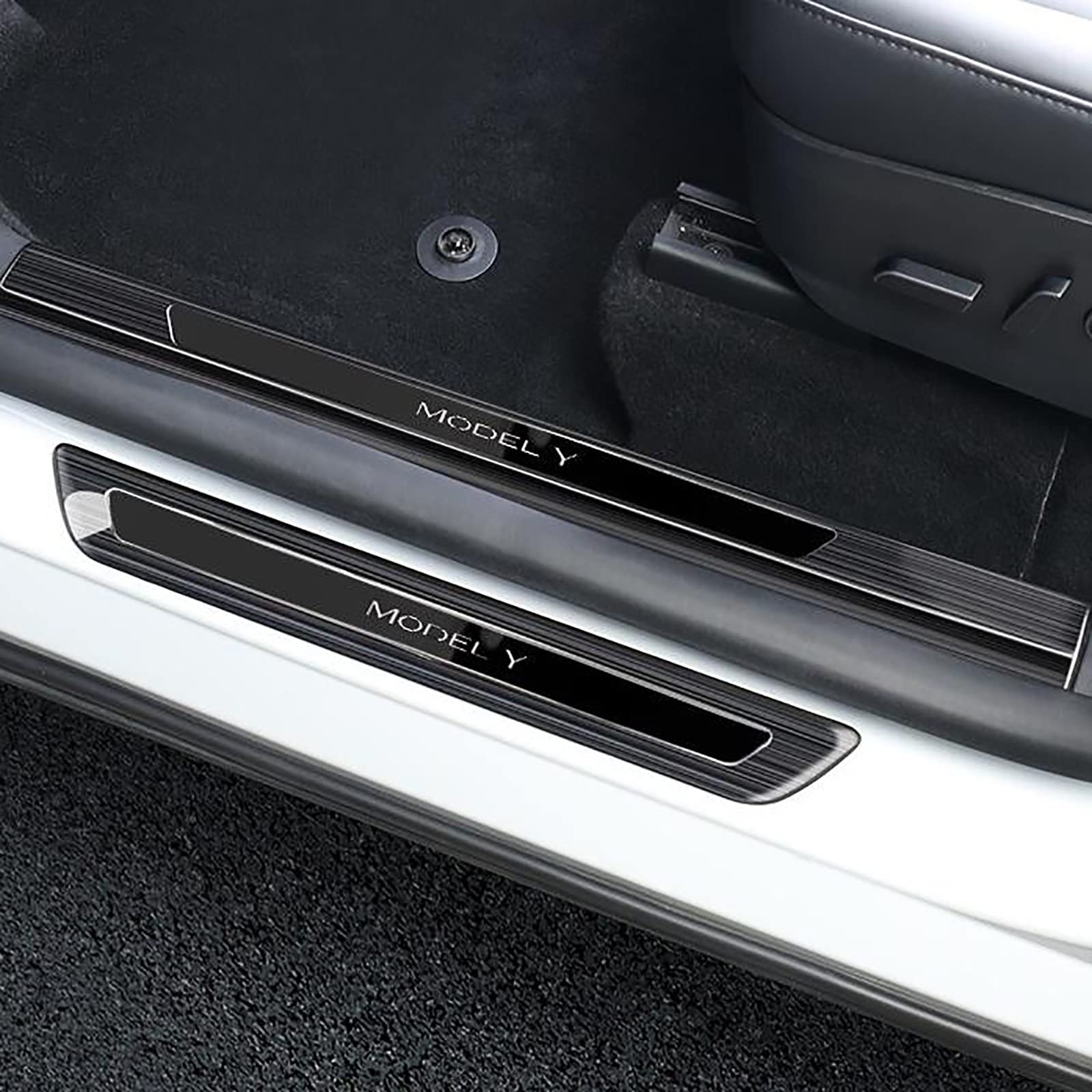 【テスラ正規品】トラベルプレート Amazon.co.jp: テスラモデル3/Y（2021-2022）のドアシルプレート