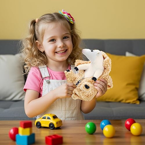 Miniatura 3 de AGRIMONY Cute Shaved Sheep Stuffed Animals,Small Plushies Kawaii Lamb Plush Toys, Easter Valentines Mothers Day Birthday Christmas Funny Gifts Sheep