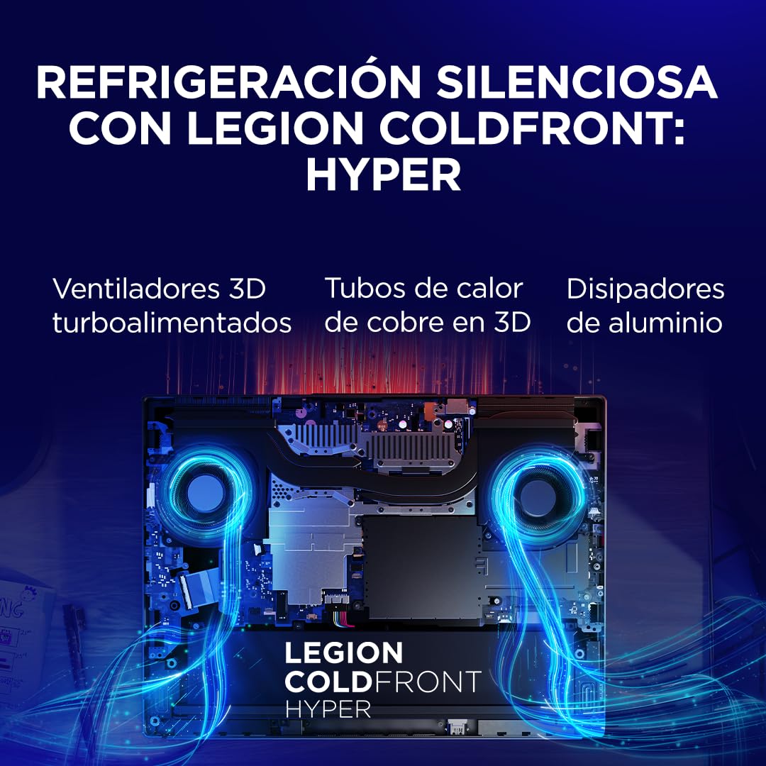 Lenovo Legion 5 Gen 10 – komputer przenośny do gier IA 15.1" WQXGA OLED (Intel Core i7-13650HX, NVIDIA GeForce RTX 5070, 32 GB RAM, 1 TB SSD, Wi-Fi 7, bez systemu operacyjnego) klawiatura RGB