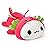 Onsoyours Cute Axolotl Dragon Fruit Plush, Soft Stuffed Animals Axolotl Pitaya Plush Pillow, Kawaii Plushie Toy for Kids (Axolotl Dragonfruit B, 13)