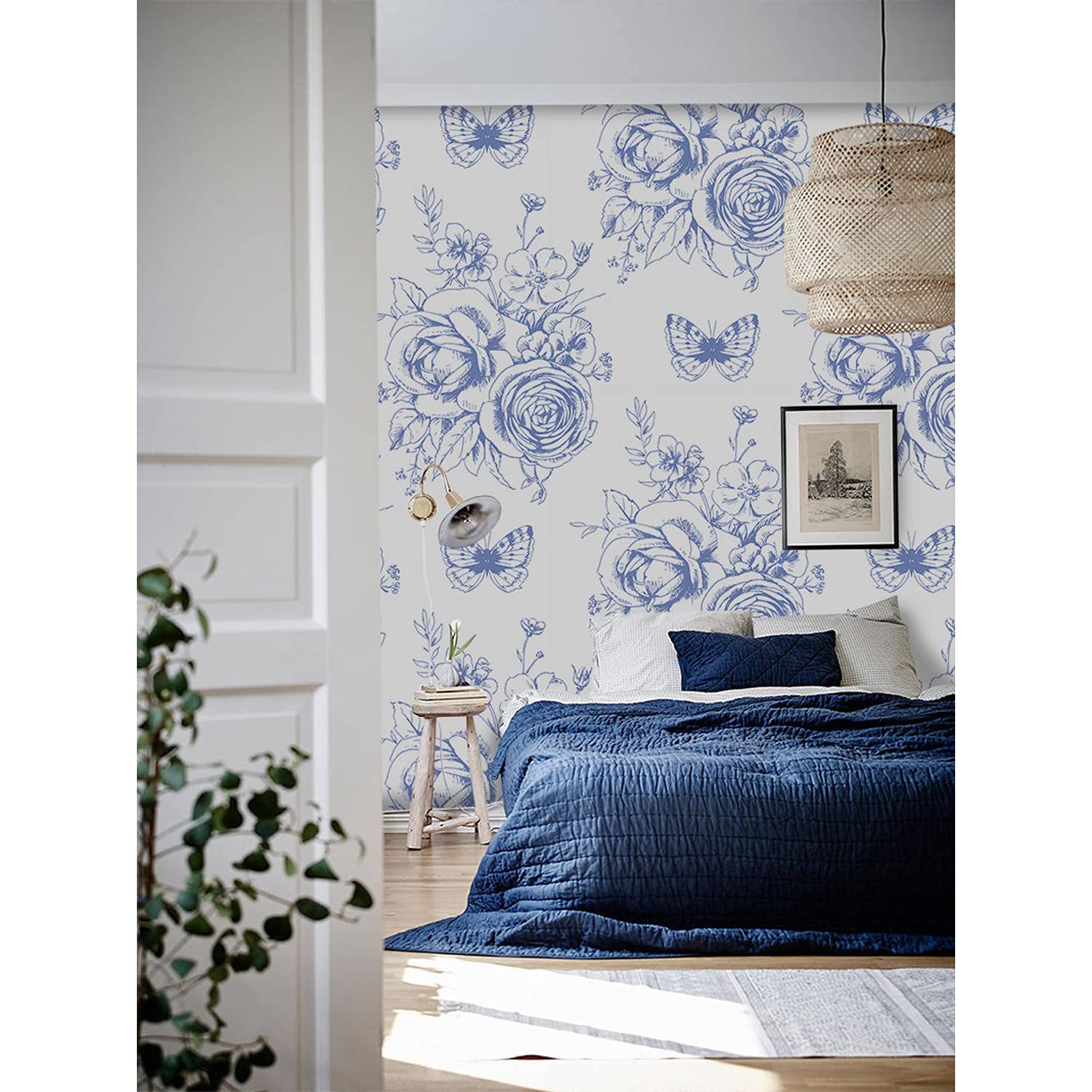 Papier peint floral chambre et salon pour créer une atmosphère nature